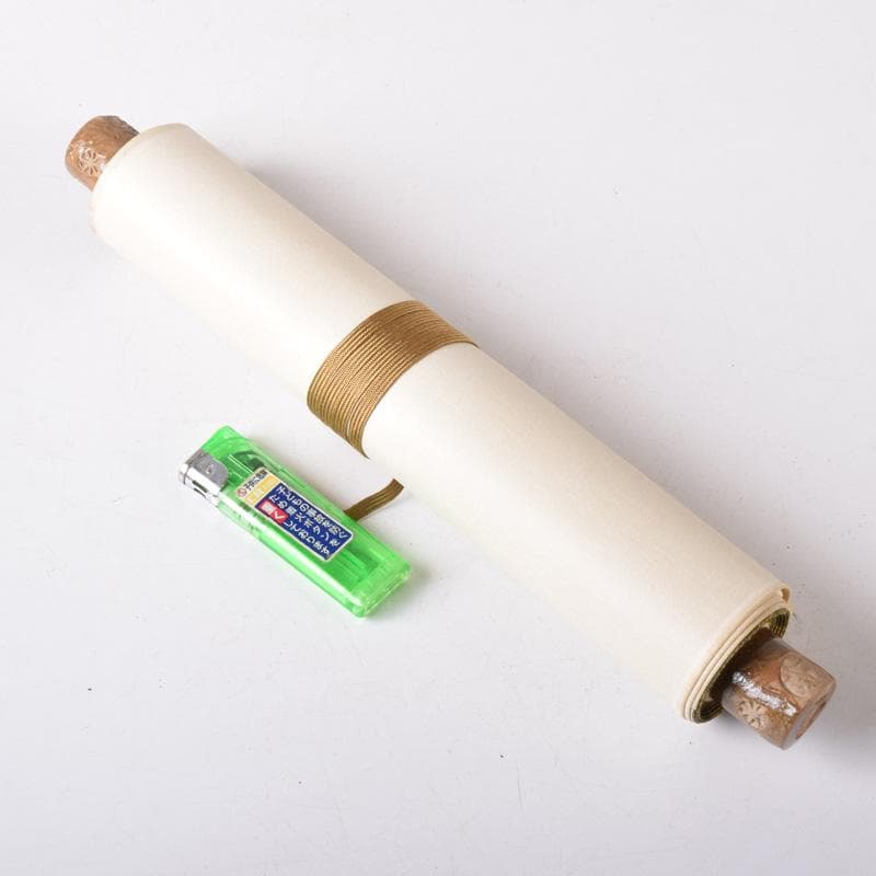 掛軸　坐忘庵　浩堂筆　一行書　「山呼萬歳聲」　共箱　C　7739A