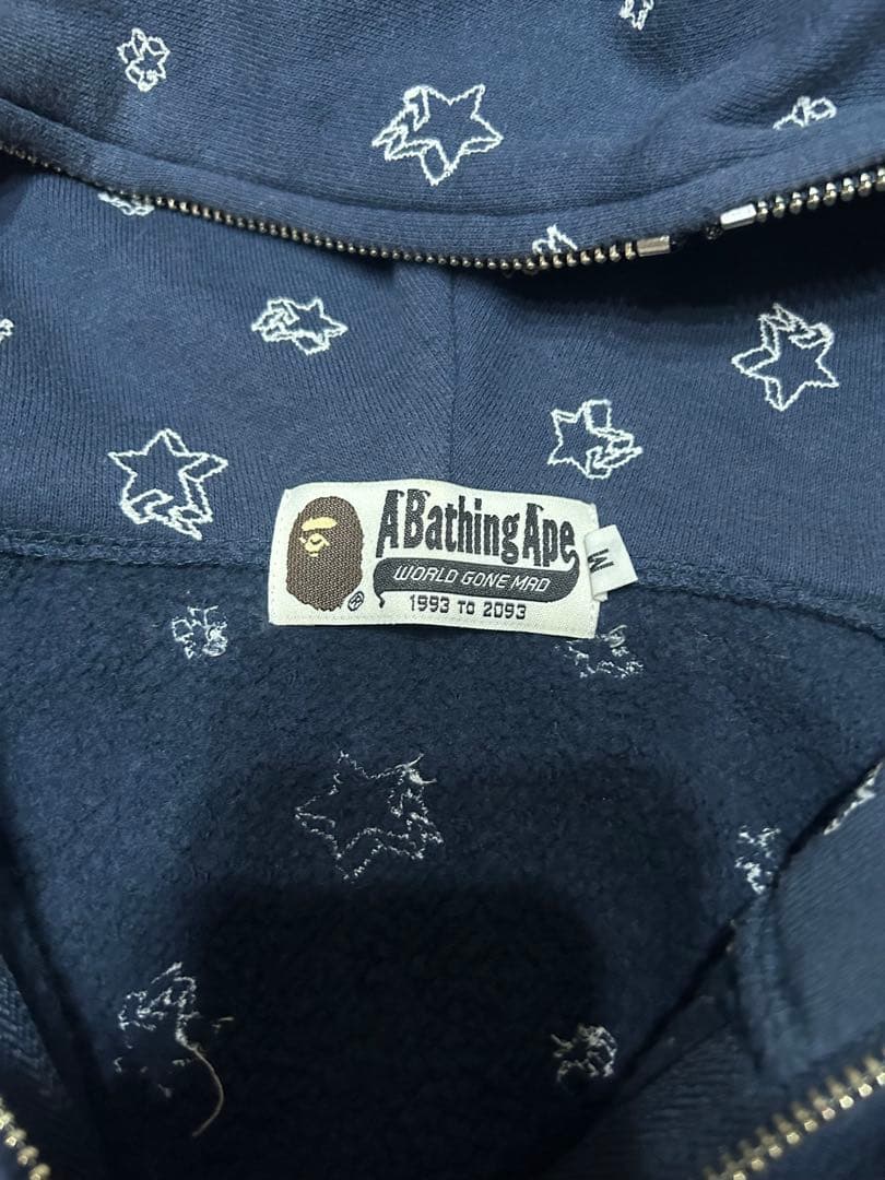 00s a bathing ape ジップパーカー