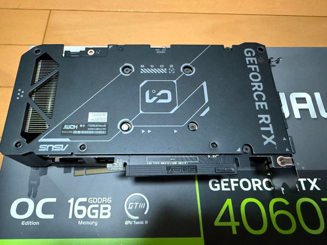 グラフィックボード・グラボ・ビデオカード ASUS NVIDIA GeForce RTX 4060 Ti 16GB