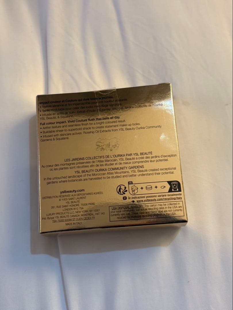 【新品】YSLメイクミーブラッシュパウダー44ヌードラヴァリエール