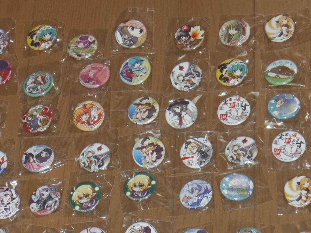 東方絢爛徽章　東方Project 缶バッジ　３２２個セット　未開封