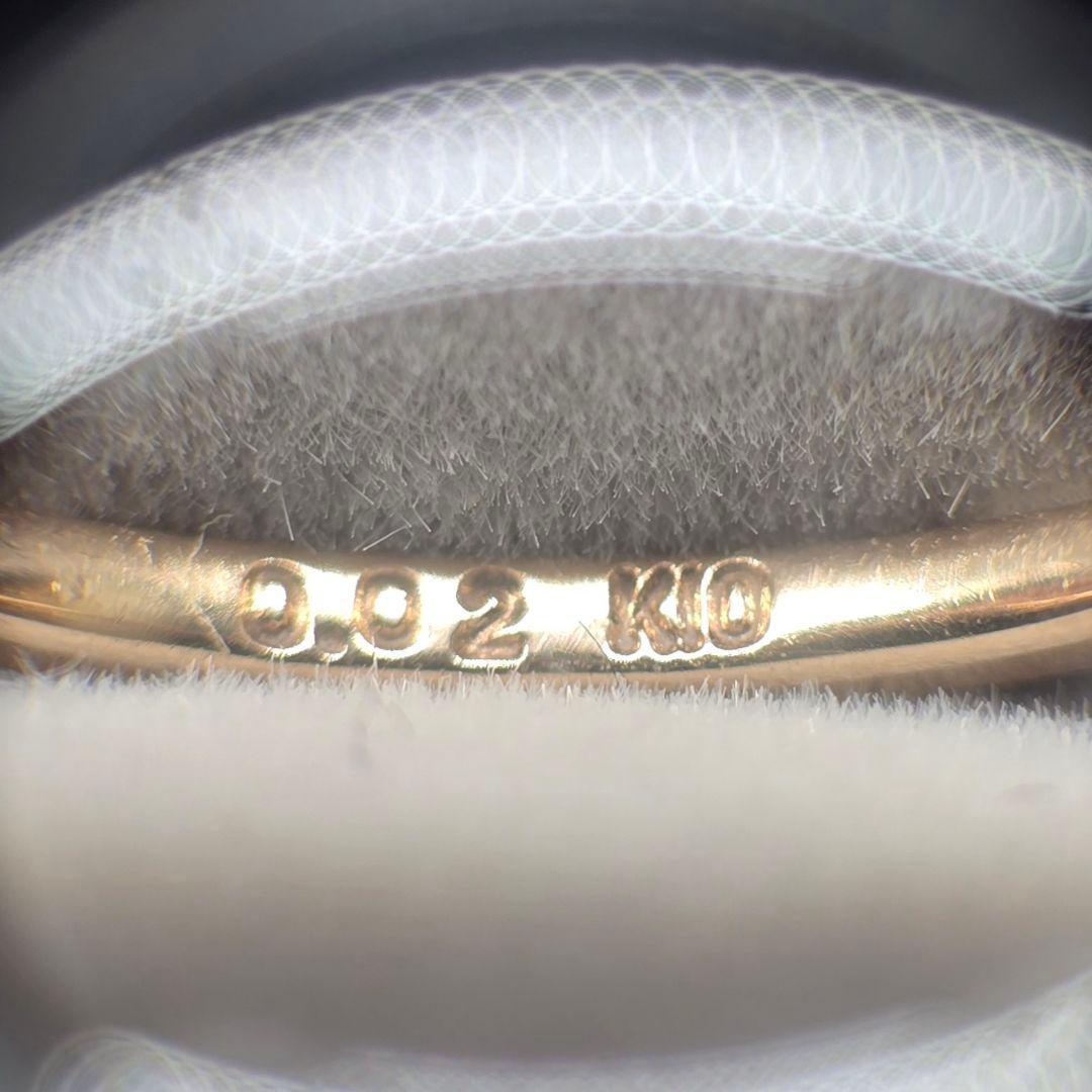 agete K10 ダイヤ リング アンティーク調