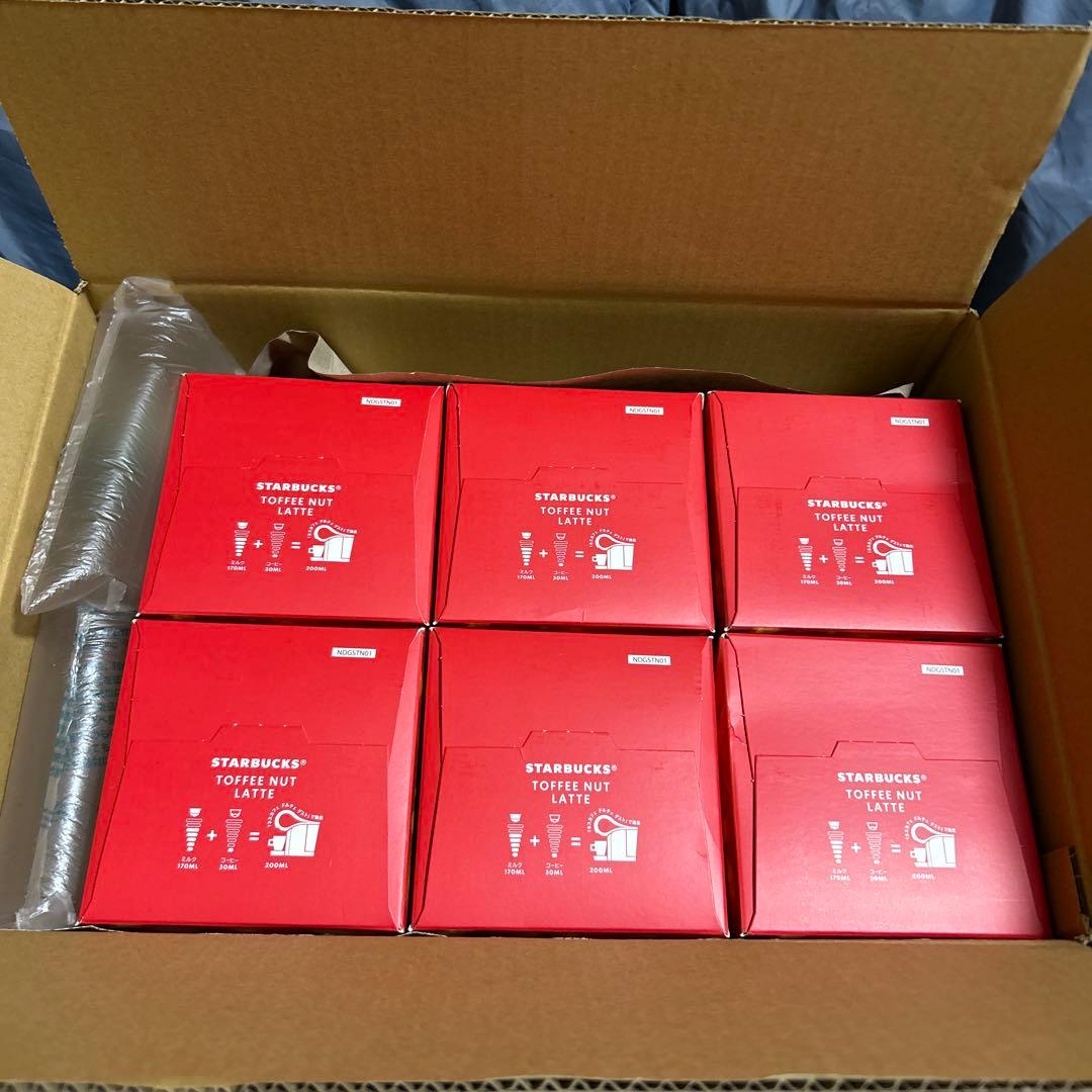 スターバックストフィーナッツラテ ネスカフェドルチェグストカプセル 12P×6箱