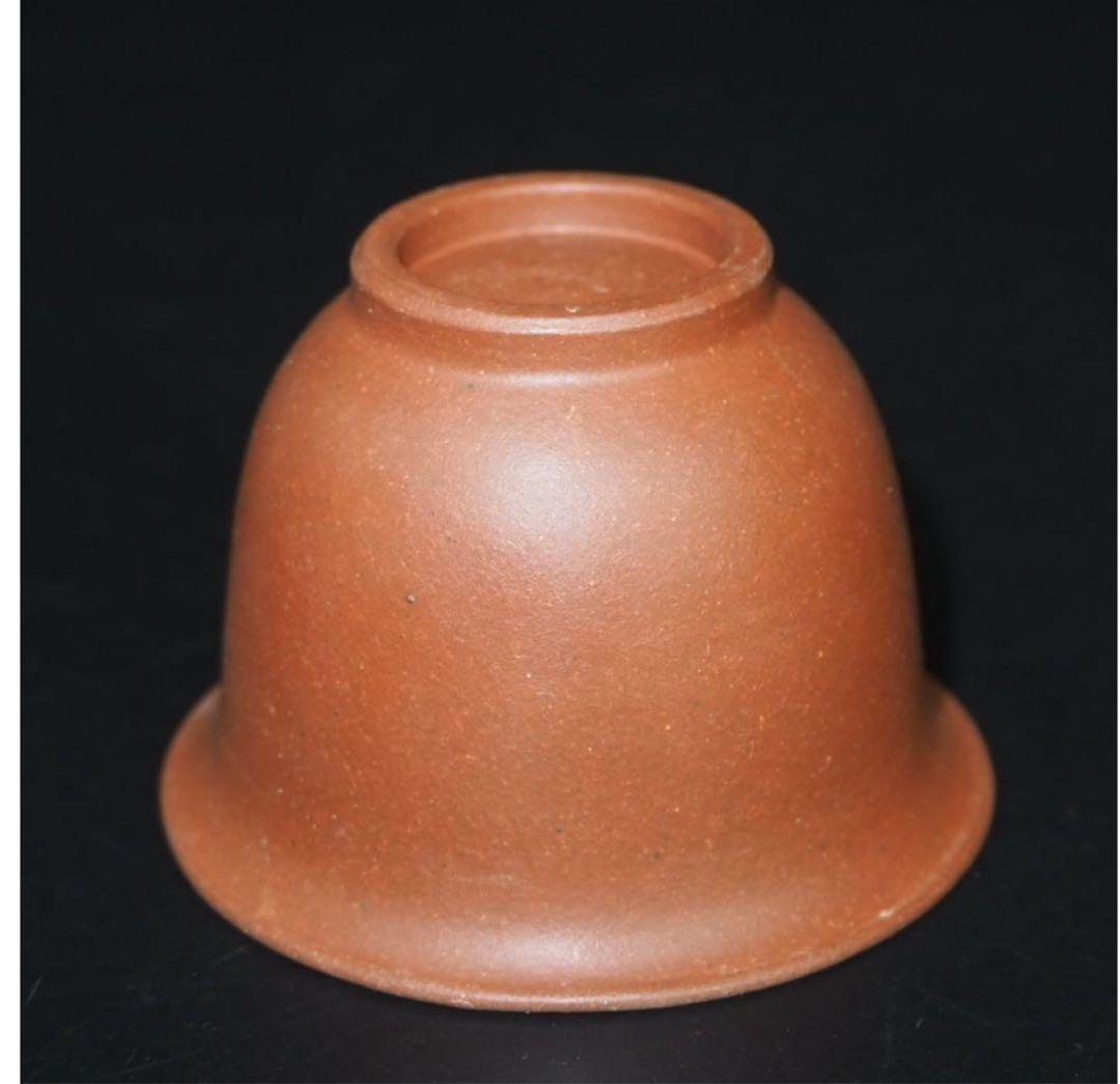 送料無料　70年代輸出品 中国宜興紫砂煎茶碗10客 未使用　煎茶道具