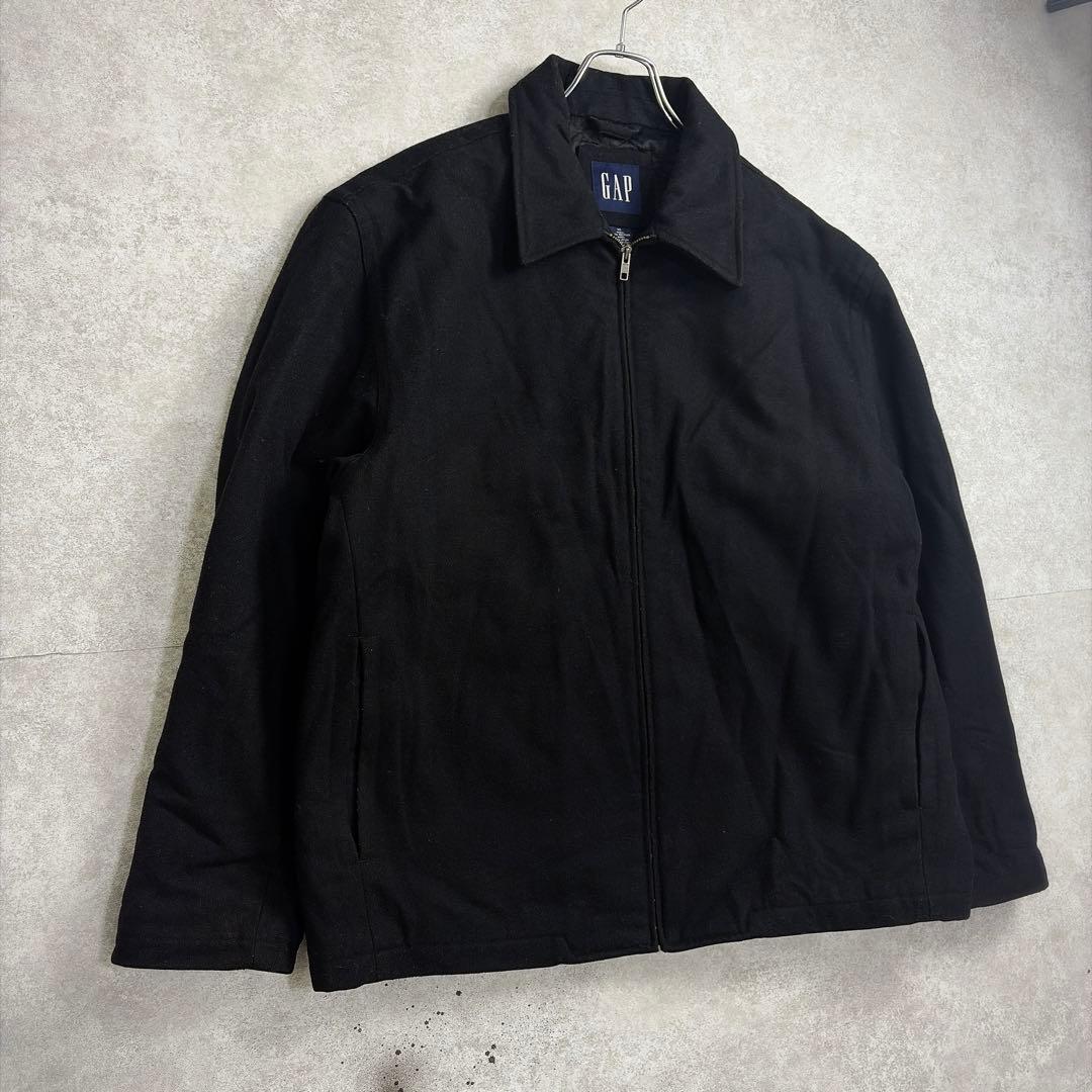 希少XLサイズ✨OLD GAP 90s 肉厚 ウールジップジャケット 中綿