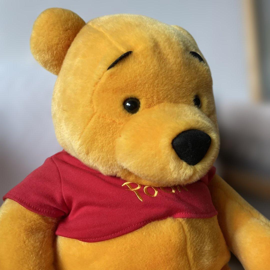 希少品　ディズニーストア　プーさん ぬいぐるみ パペット　美品