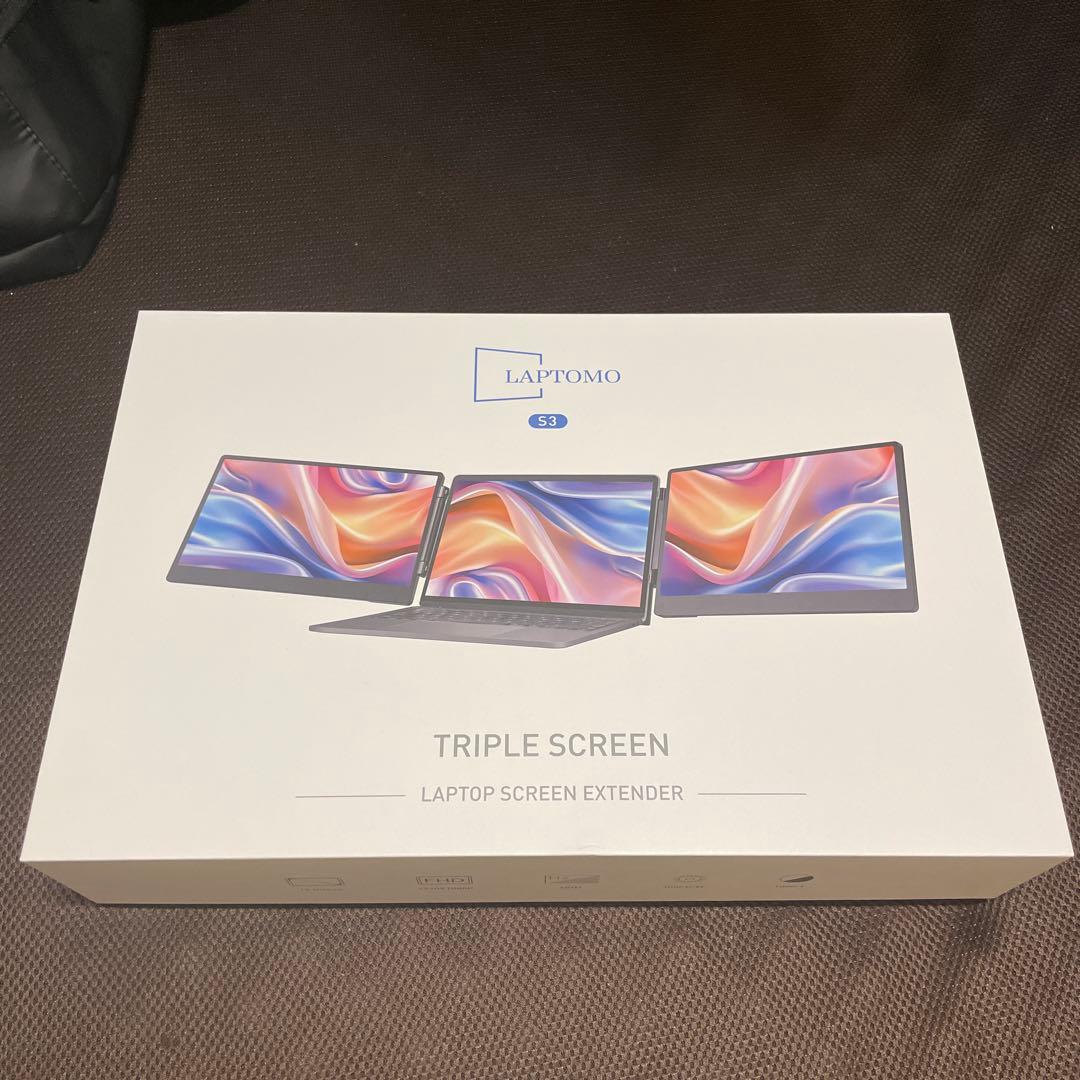 LAPTOMO S3 トリプルスクリーン拡張器　ほぼ新品