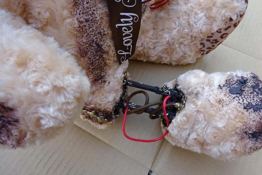 ユニークデザインのぬいぐるみ ポンコツベア 特別仕様 1点ものカスタム