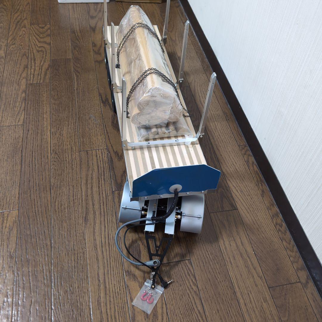 タミヤ1/14フラットベッドセミトレーラーのフルトレーラー仕様です。