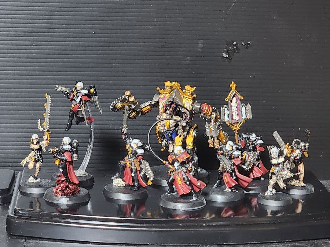 週刊ウォーハンマー　アデプタ•ソロリタス全種類塗装済み、ケース付き。バラ売り不可