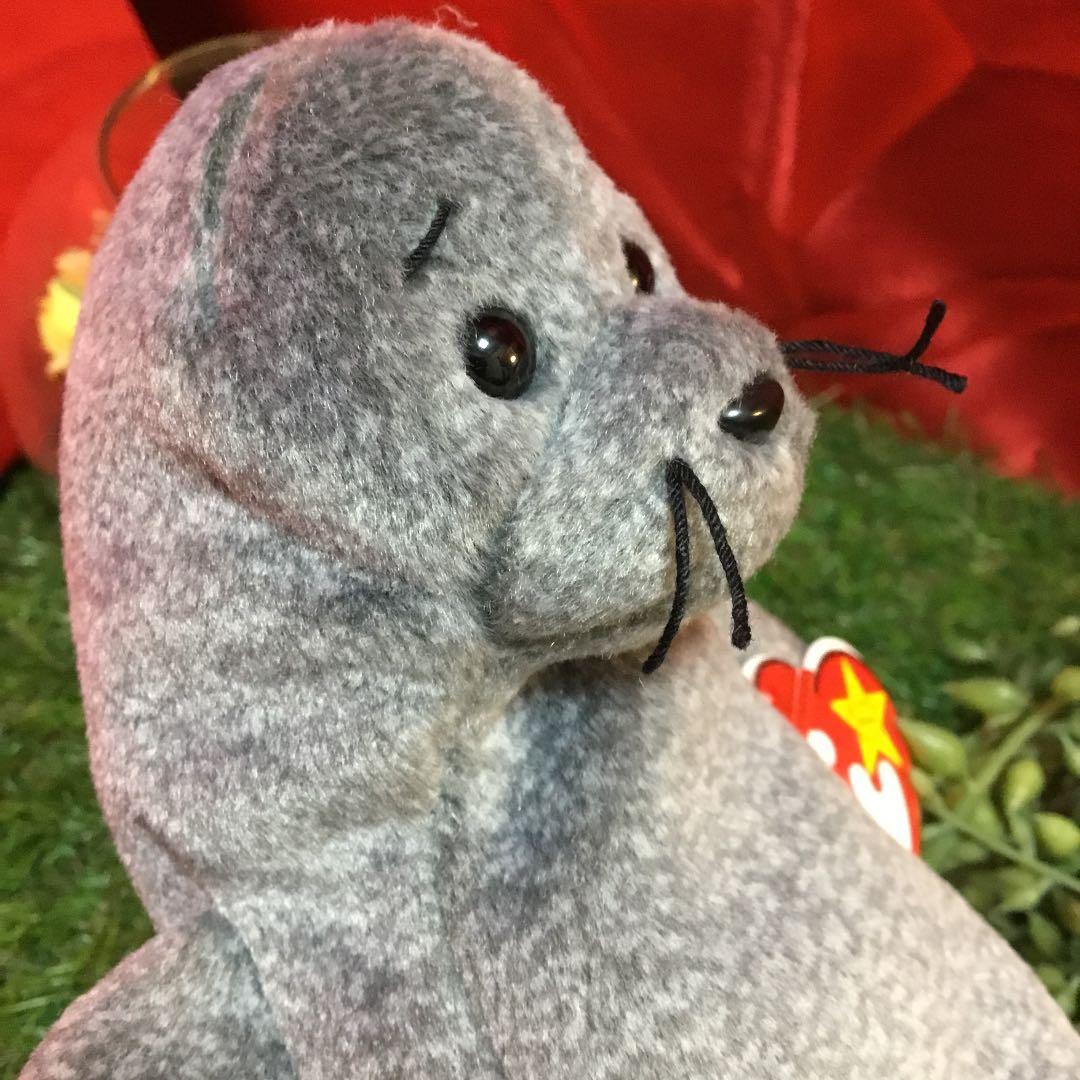 1月17日誕生日⚫️なめらかアザラシ⚫️Ty ビーニーズ Beanie Baby
