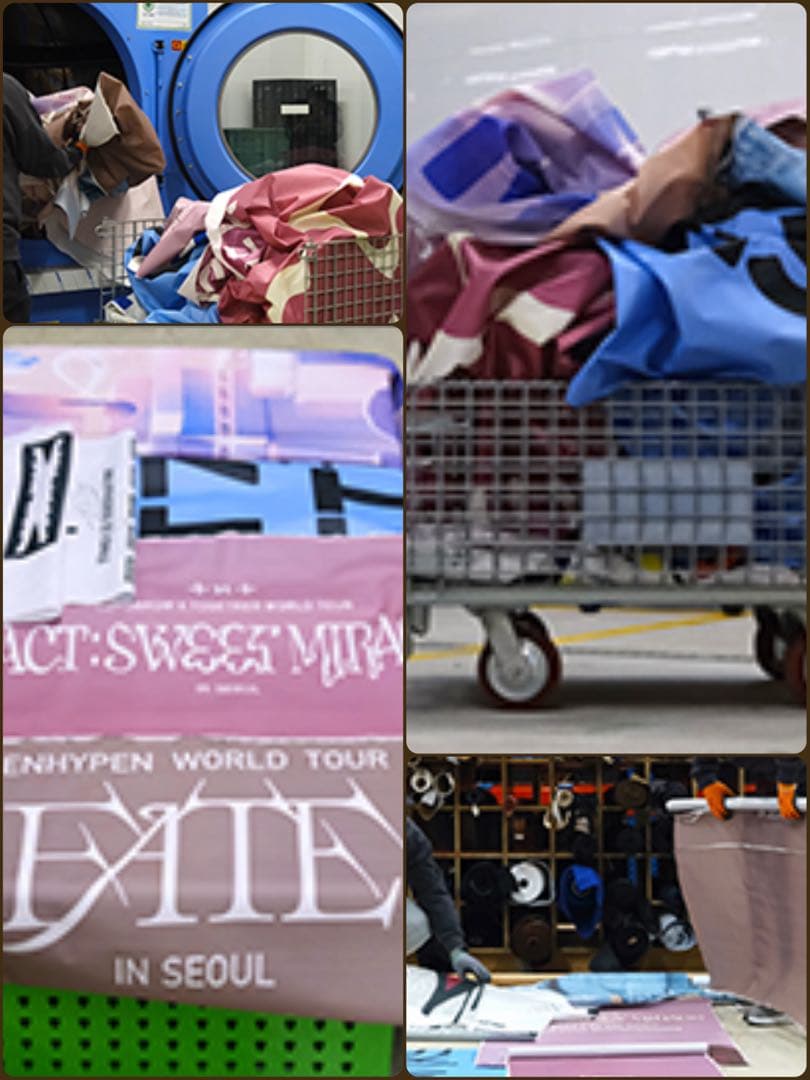 ヌカク × ルセラフィム ハイブ upcycling クロスバッグ