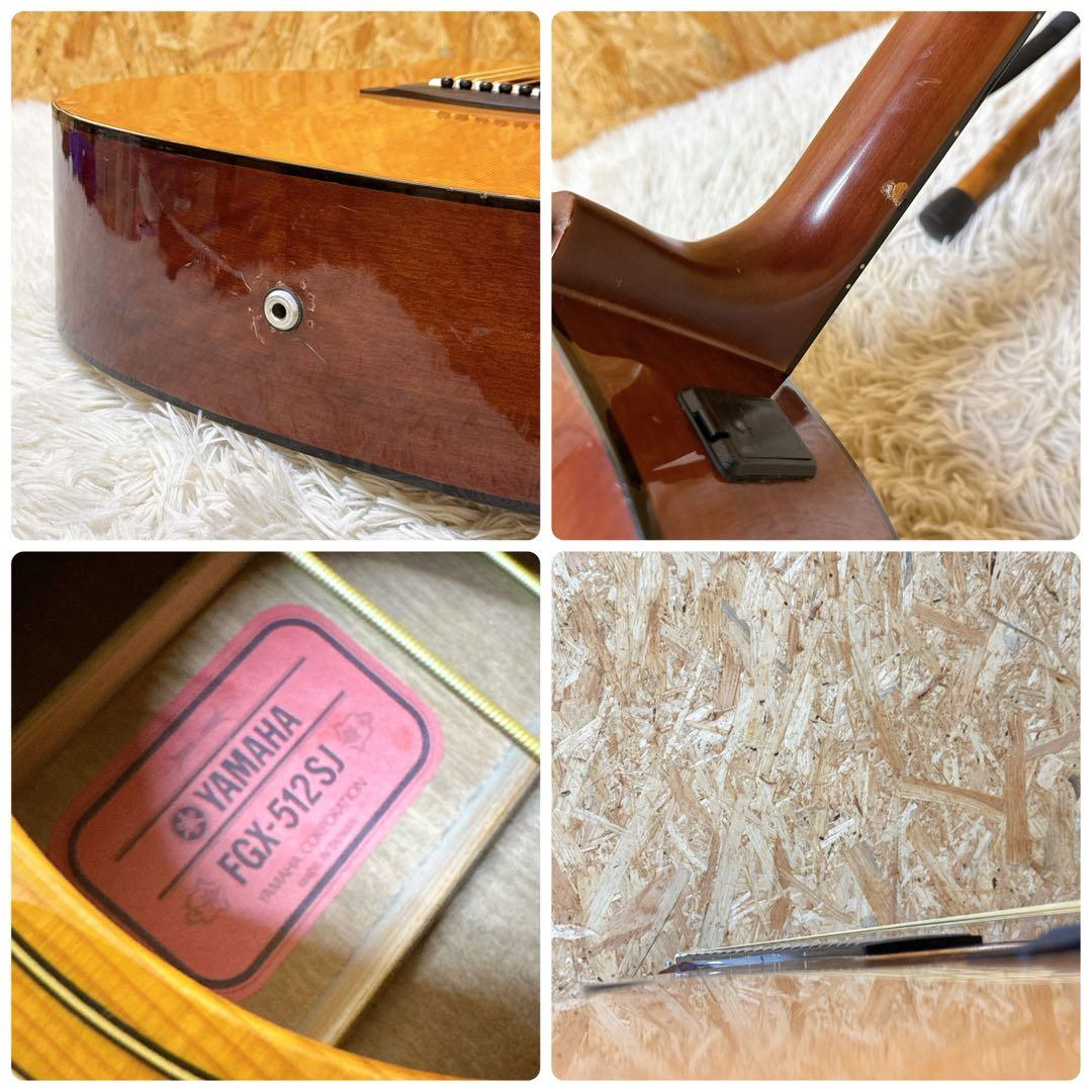 YAMAHA FGX-512SJ 赤ラベル エレアコ スプルース単板トップ！