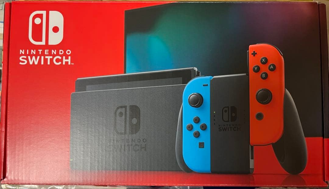 【ほぼ未使用/美品】Nintendo Switch 本体 付属品完備 ネオン