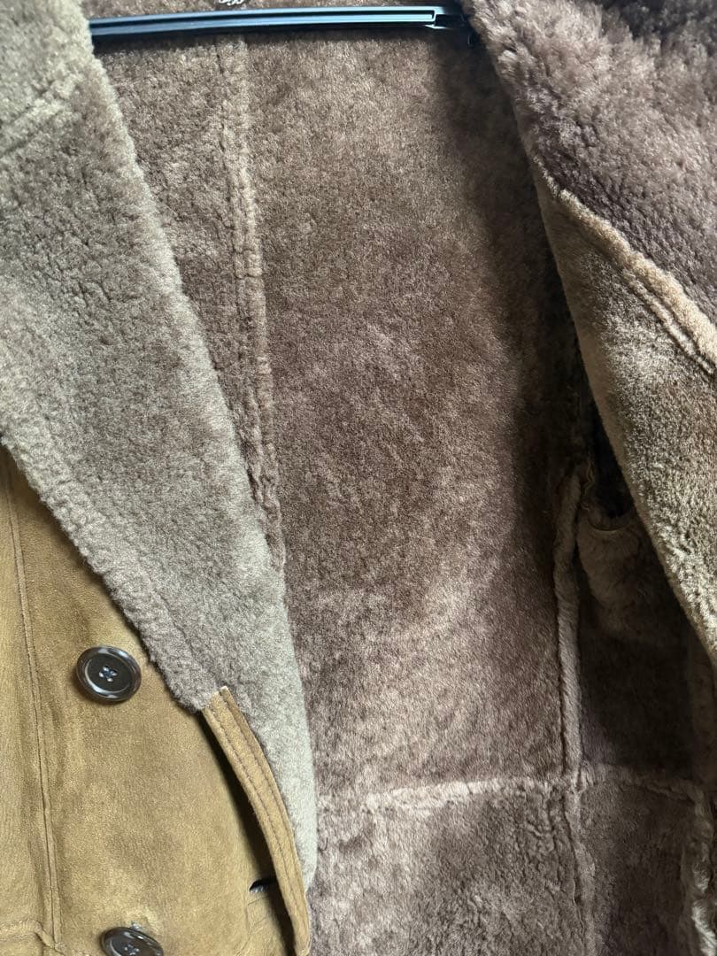 Morlands ムートンコート ダブル ブラウン イギリス製