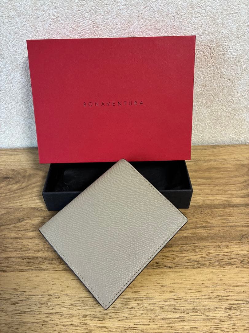 BONAVENTURA グレージュ ノブレッサ クロコ 財布