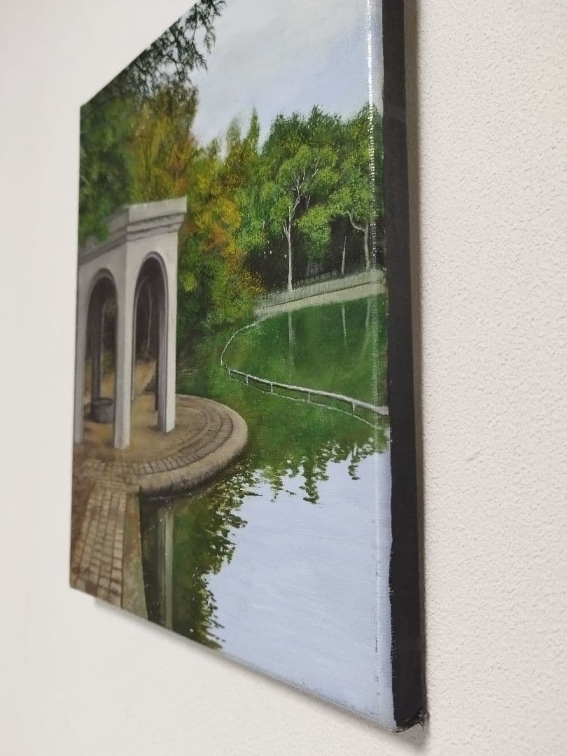 油絵 原画 風景画 F3サイズ 写実