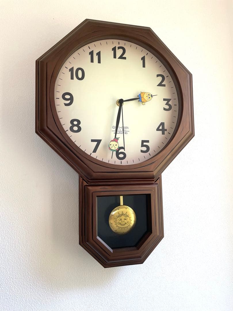 【美品】studio CLIP　コジコジ　振り子時計　COJI-COJIコラボ