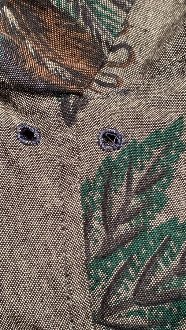 最終お値下げ アトリエg.g 犬服 ボタニカル柄シャツ