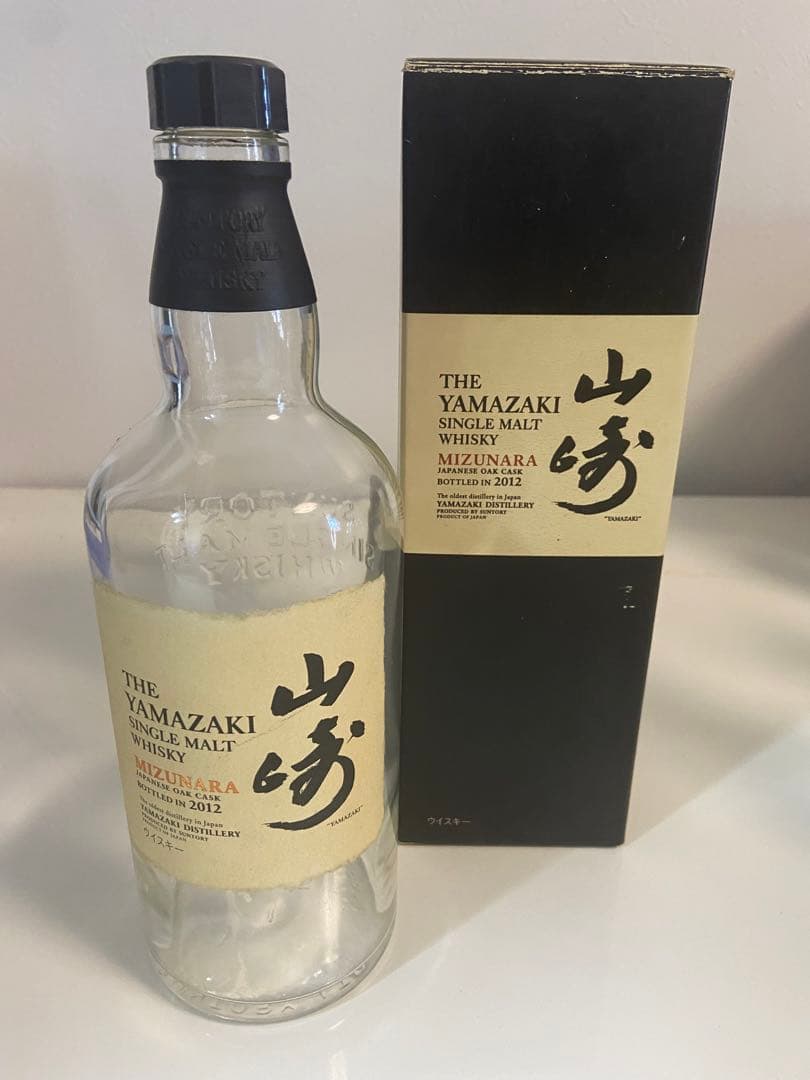 【希少】山崎ミズナラ 2012 空瓶 箱付き