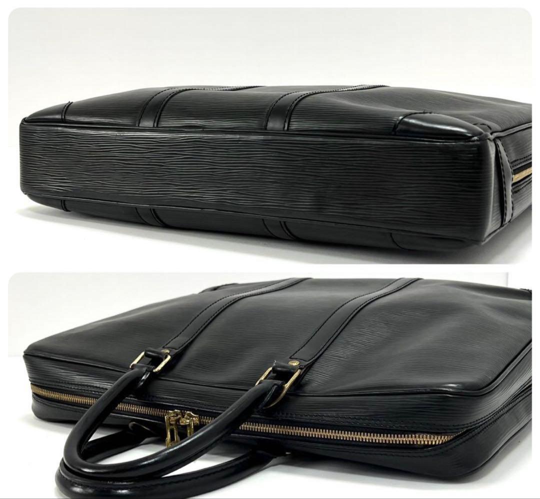 ルイヴィトン　エピ　ポルト　ドキュマン　ヴォワヤージュ　ビジネスバッグ　ノワール