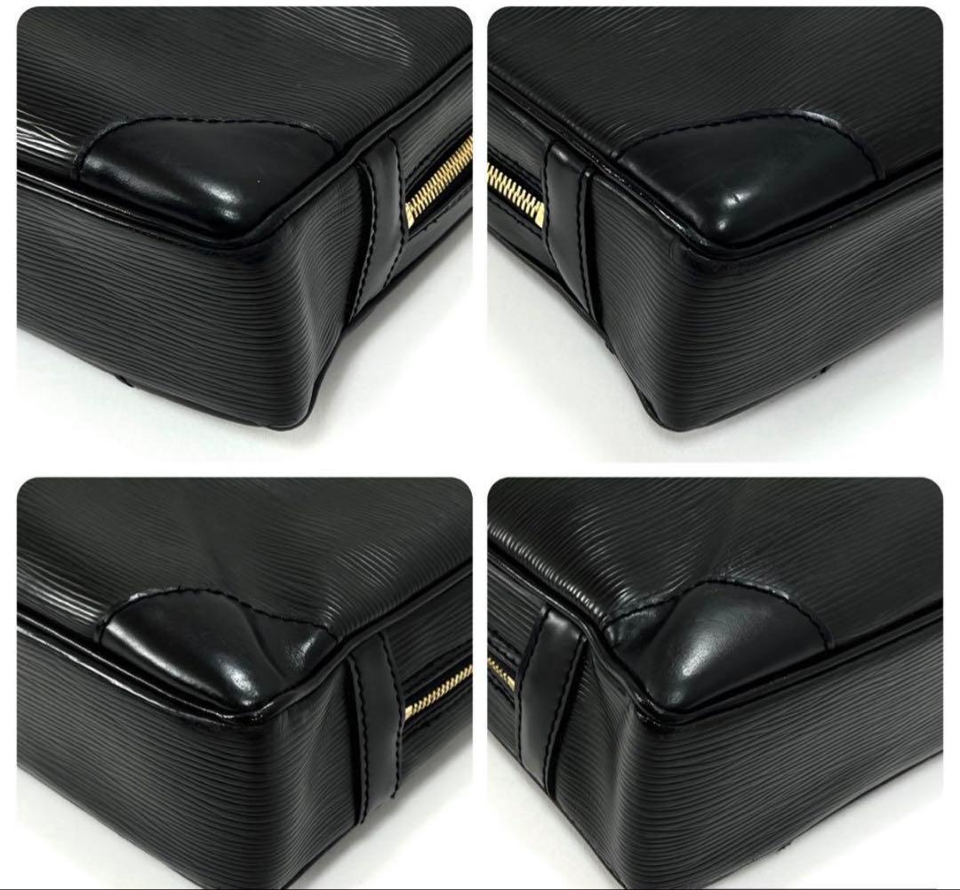 ルイヴィトン　エピ　ポルト　ドキュマン　ヴォワヤージュ　ビジネスバッグ　ノワール