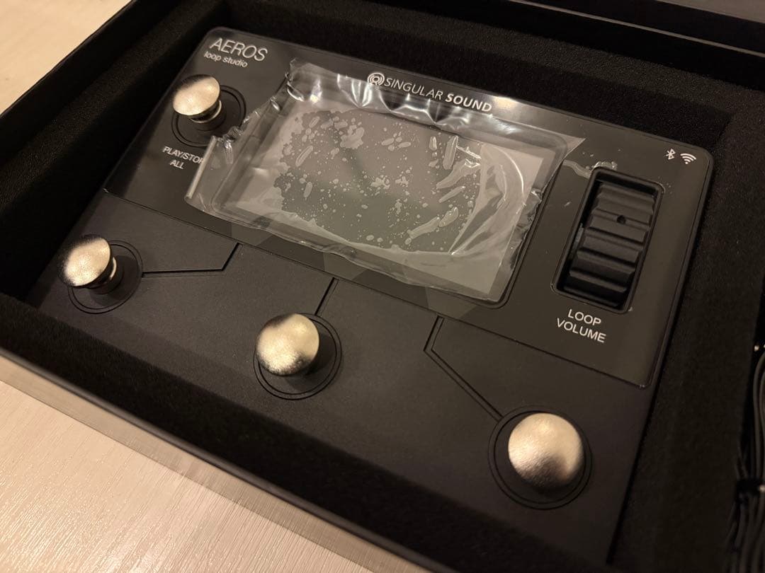 Singular Sound AEROS loop studioルーパーペダル