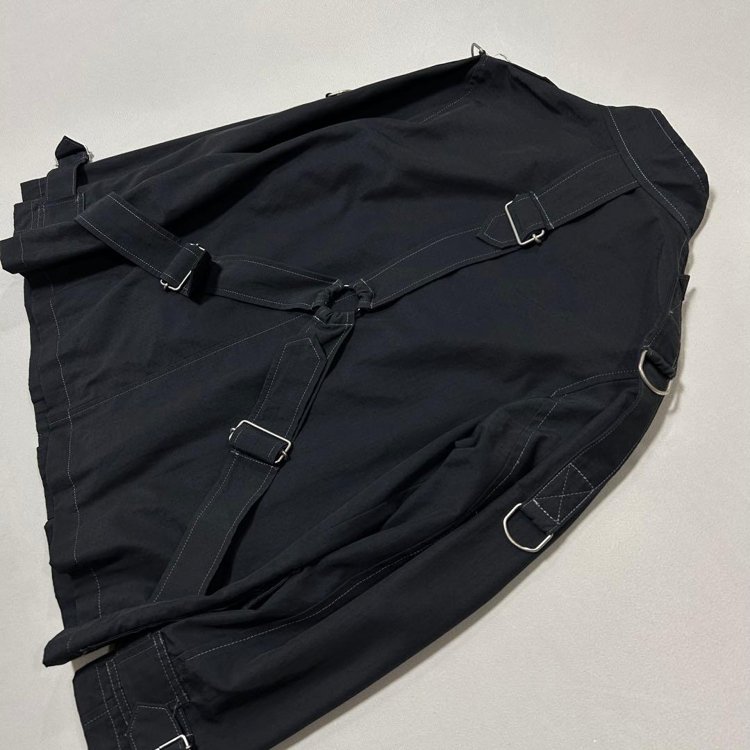 90s HERETHERE リップストップ ボンテージ パラシュート ジャケット