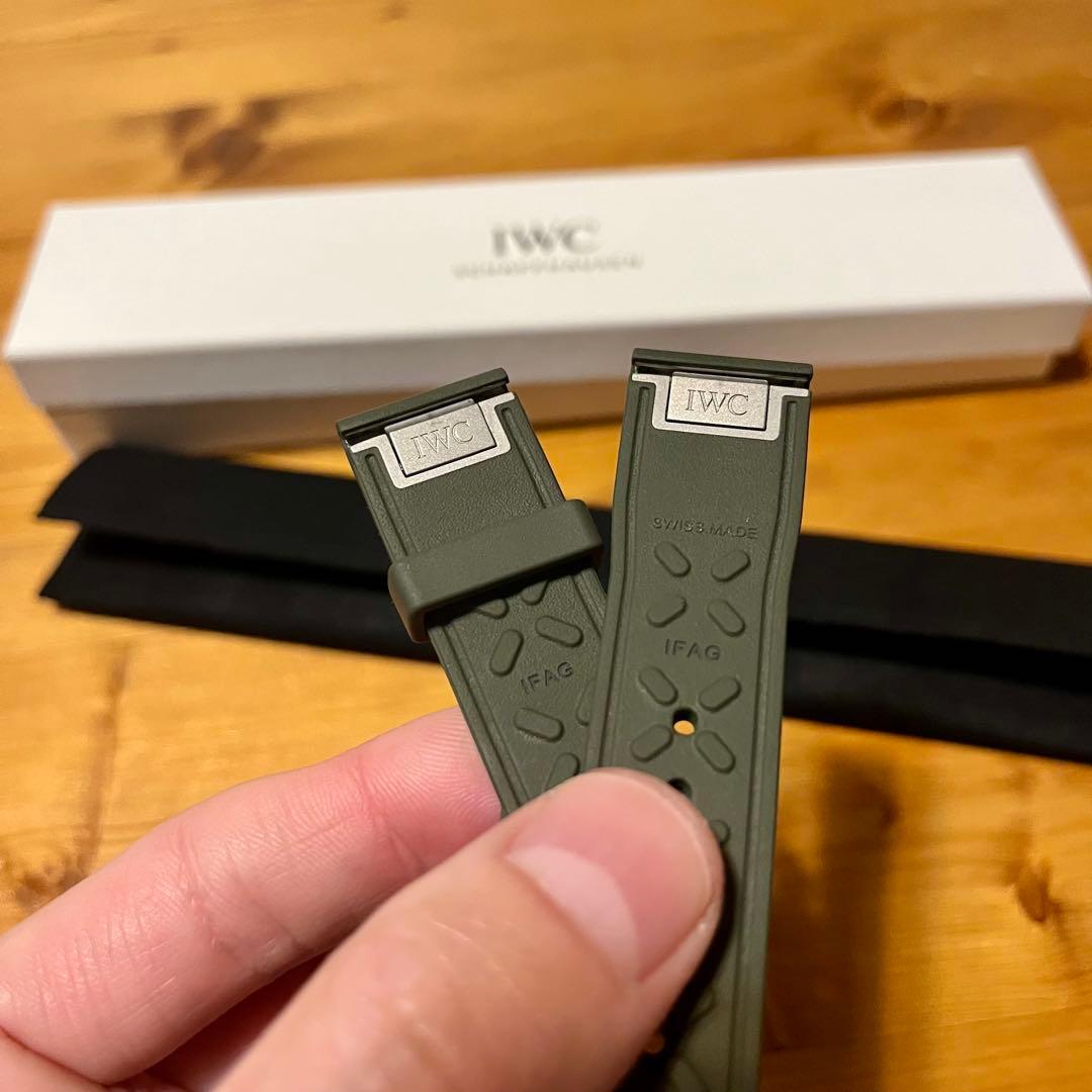 IWC EasX-CHANGE ラバーベルト オリーブグリーン