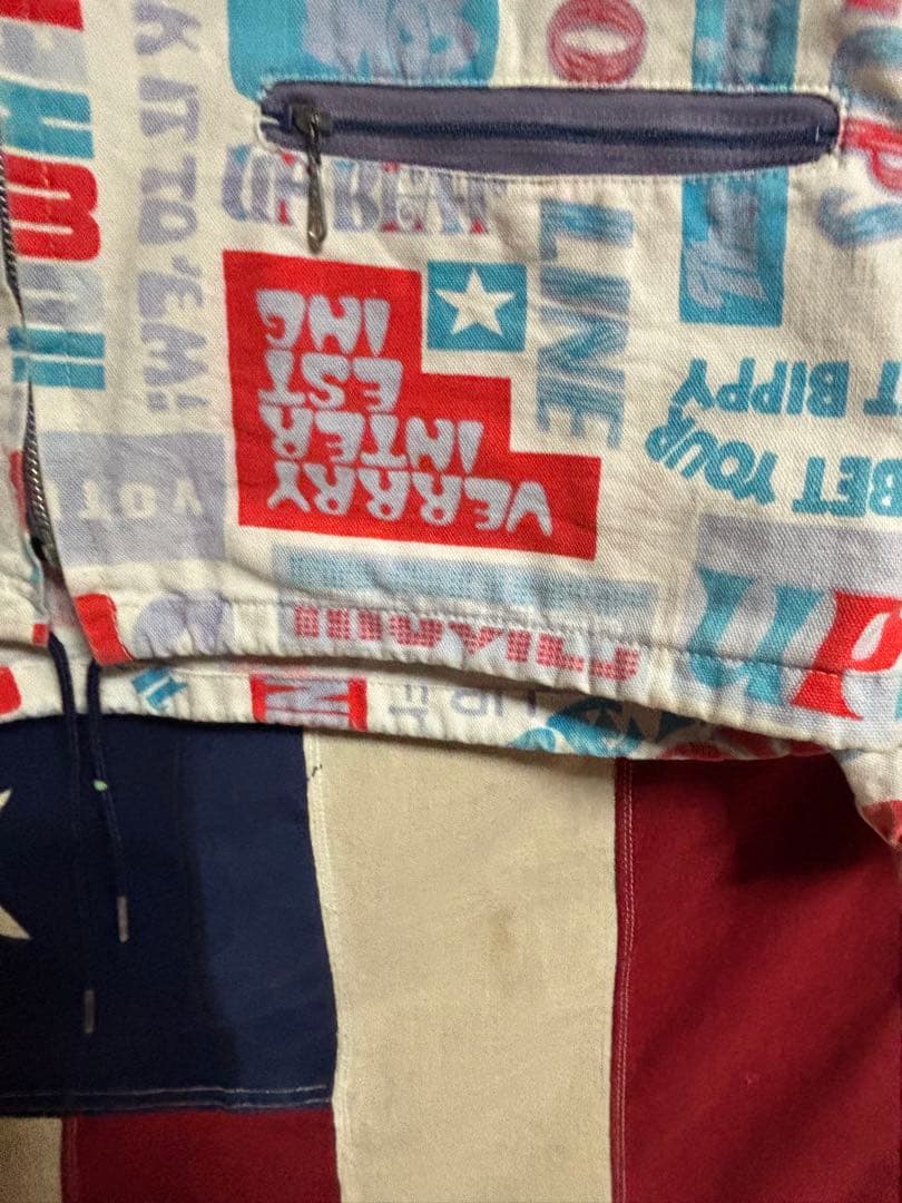 ビンテージ60sSIRJAC総柄ジャケット古着モンスターpopサーフbud