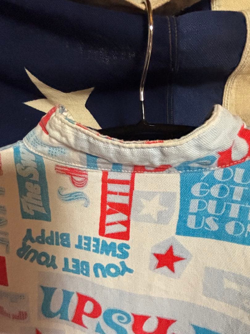 ビンテージ60sSIRJAC総柄ジャケット古着モンスターpopサーフbud