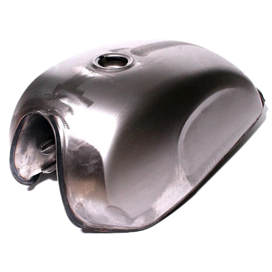 ガソリンタンク 9L スチール製 汎用 未塗装 タンクキャップ コック