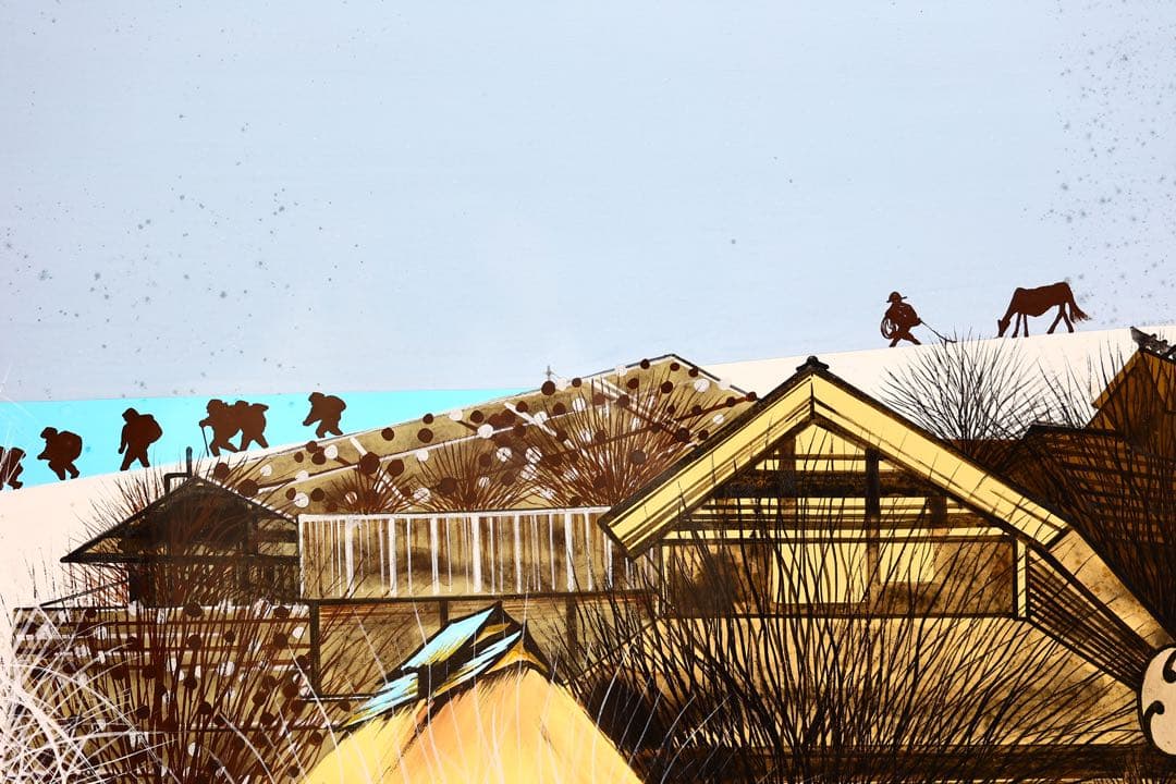 ⭕️貴重　一点物　金井二郎　絵　最上位作　絵画　日本画　風景画　アート　25号