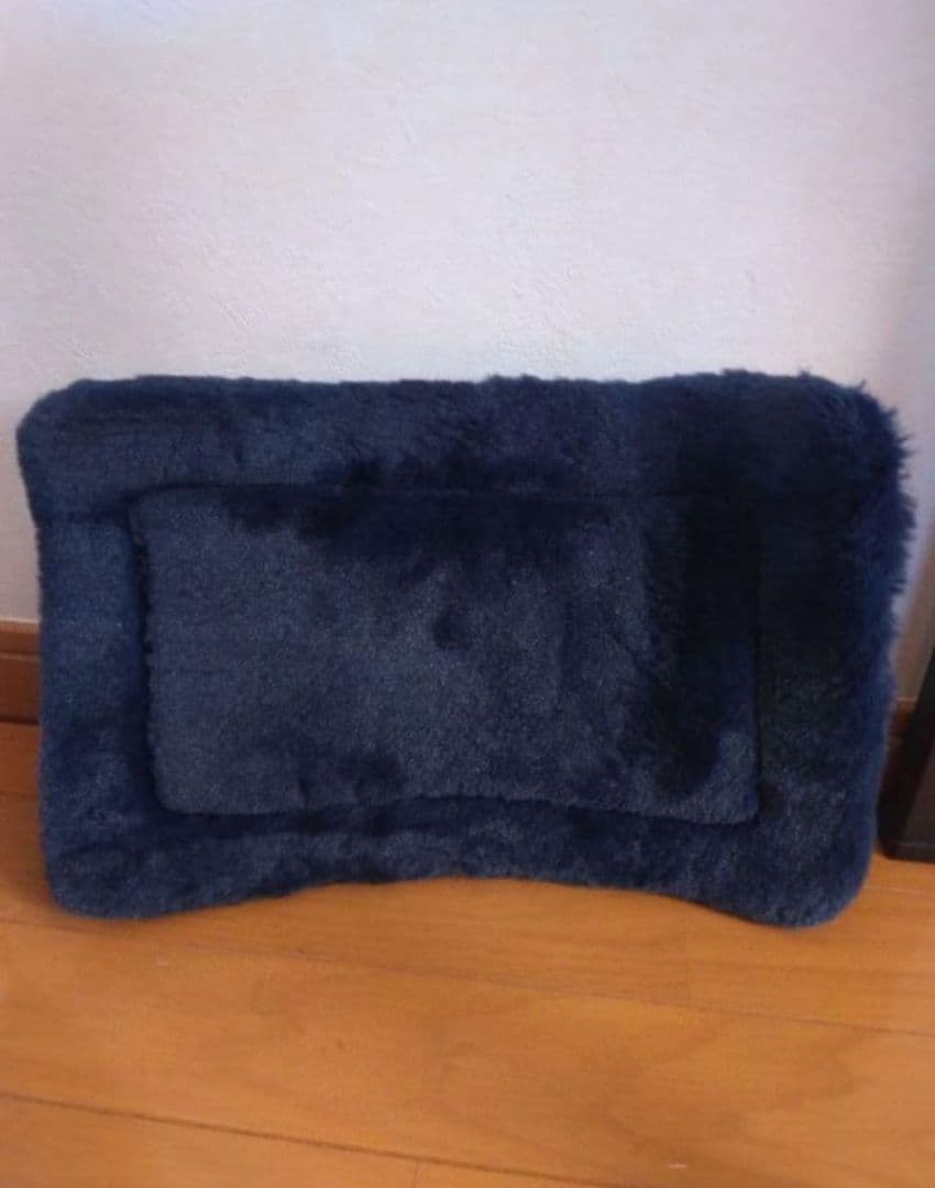 【新品】ブルー1点物☆クロック ペットキャリー☆おしゃれインテリア 犬猫うさぎ