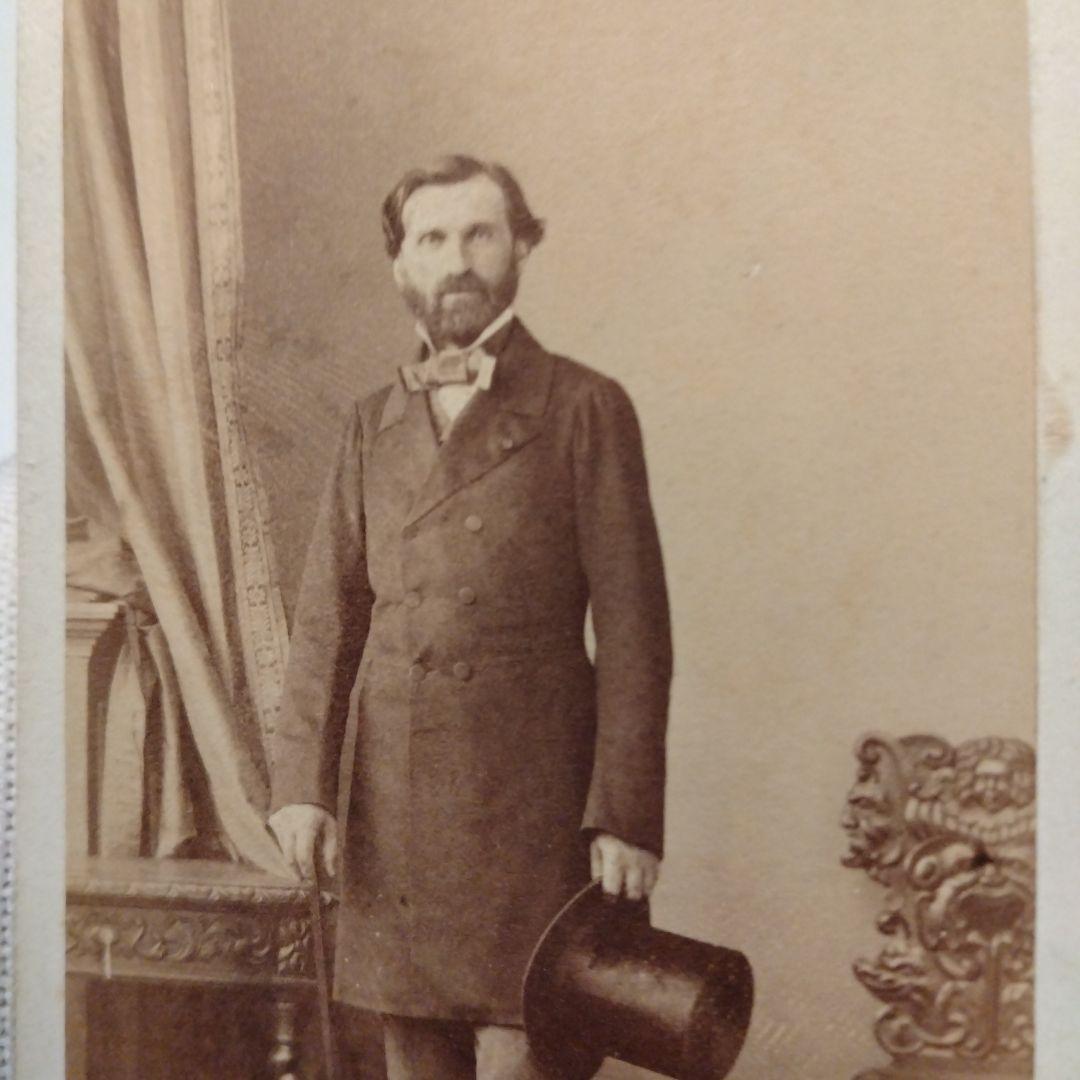 セール　ジュゼッペ・ヴェルディ　カルテ・デ・ヴィジット　鶏卵写真　1850年代