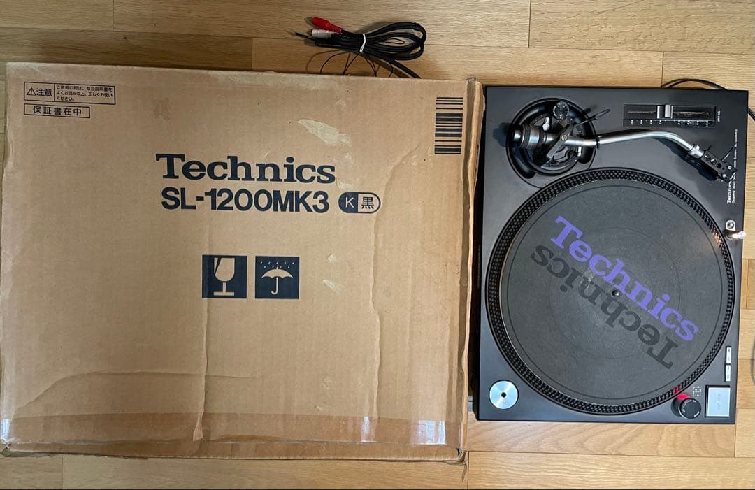 【箱付き】Technics SL-1200MK3 ターンテーブル