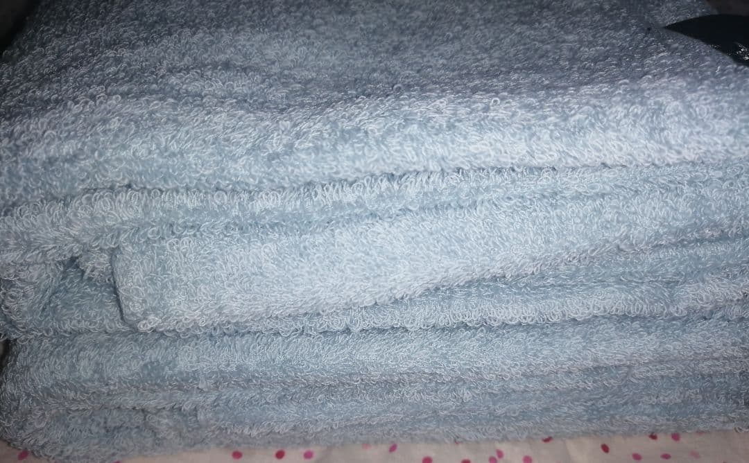 育てるタオル　グラン(バスタオル)　バスタオル 2枚セット　フォグブルー