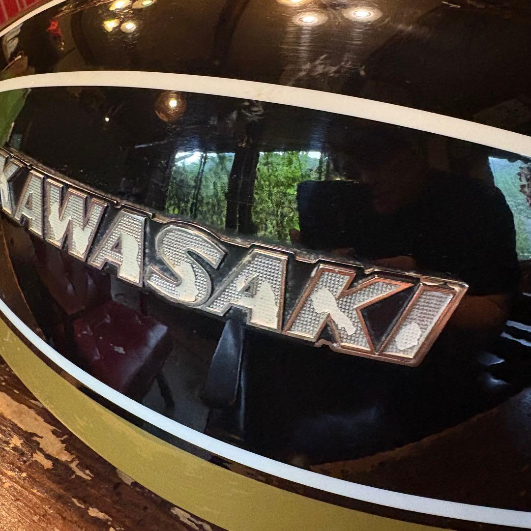 チクワバズーカ！！ KAWASAKI バイク濃紺　初期型タンク