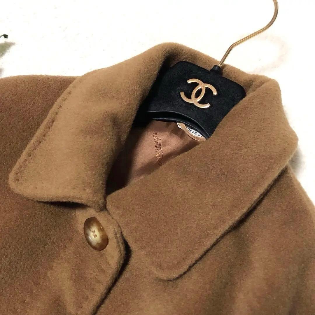 ゴン太　マリナリナルディ　チェスターコート　カシミヤ　キャメル