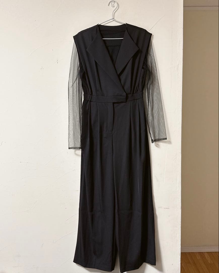 スーツ・フォーマル・ドレス Standout collar all-in-pants