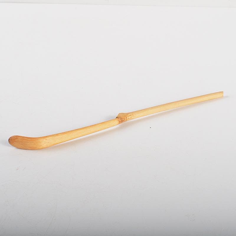 茶道具　高野宗陵作　茶杓　銘「蓮葉」　前大徳　藤井誠堂書付　共筒共箱　V6202