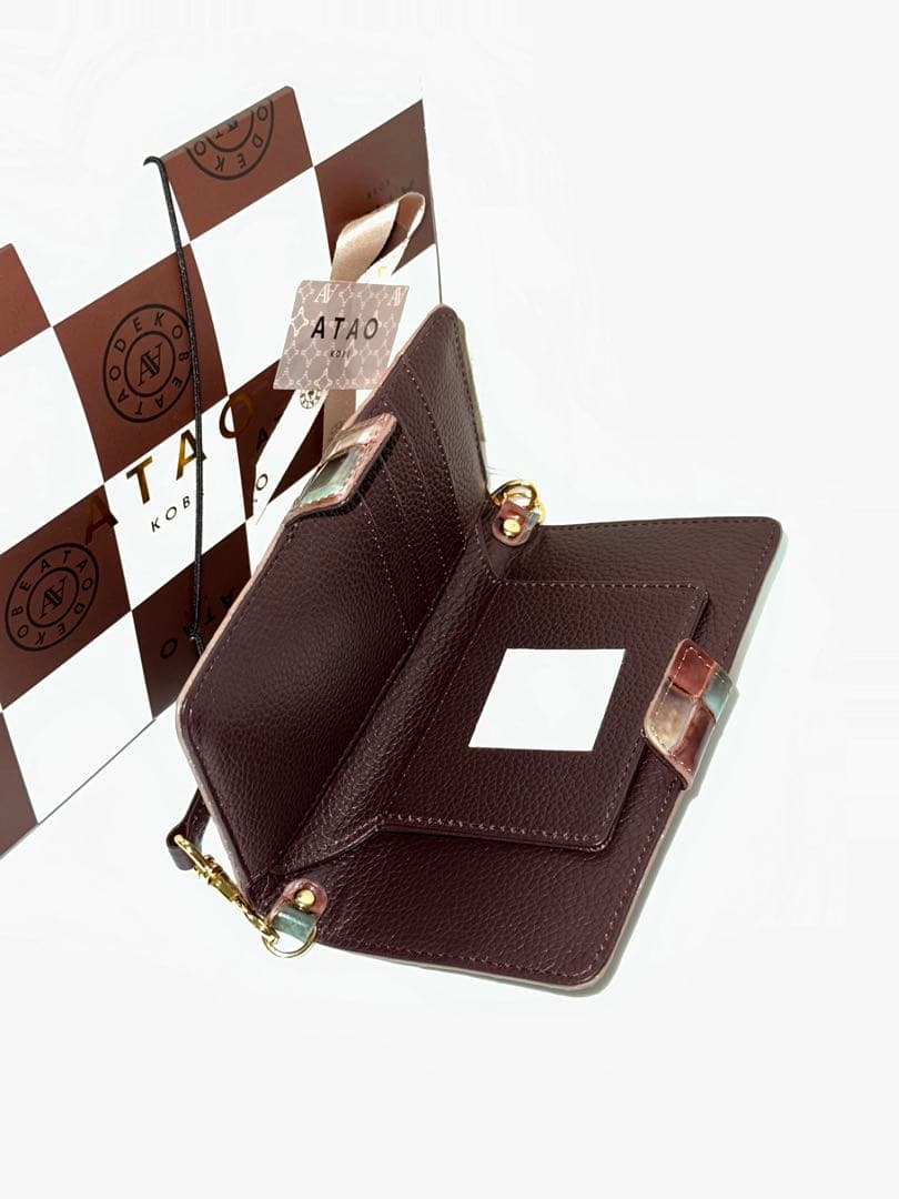 【専用】ATAO アタオ ヒッポ スマホケース アドリアエメラルド