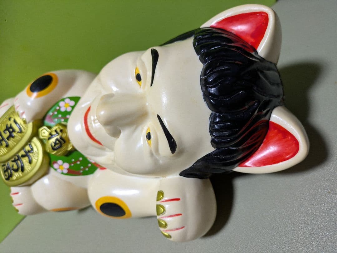 ビートたけし　招き猫　貯金箱　ソフビ　北野武　たけし軍団　元気が出るテレビ