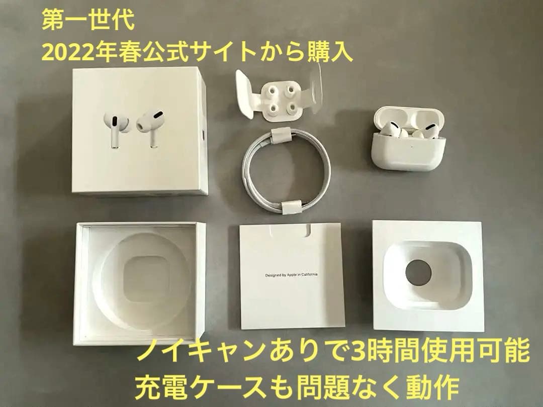 AirPods Pro 初代　第一世代　箱や付属アクセサリー付き