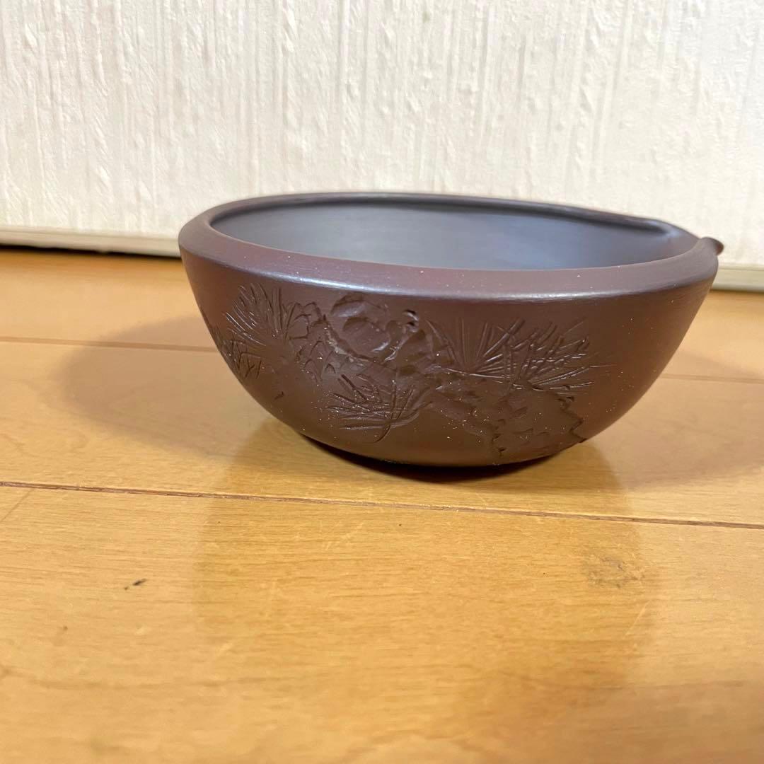 【新品・美品】萬古焼　煎茶器　酔月造　5脚セット　和食器　茶器　箱あり