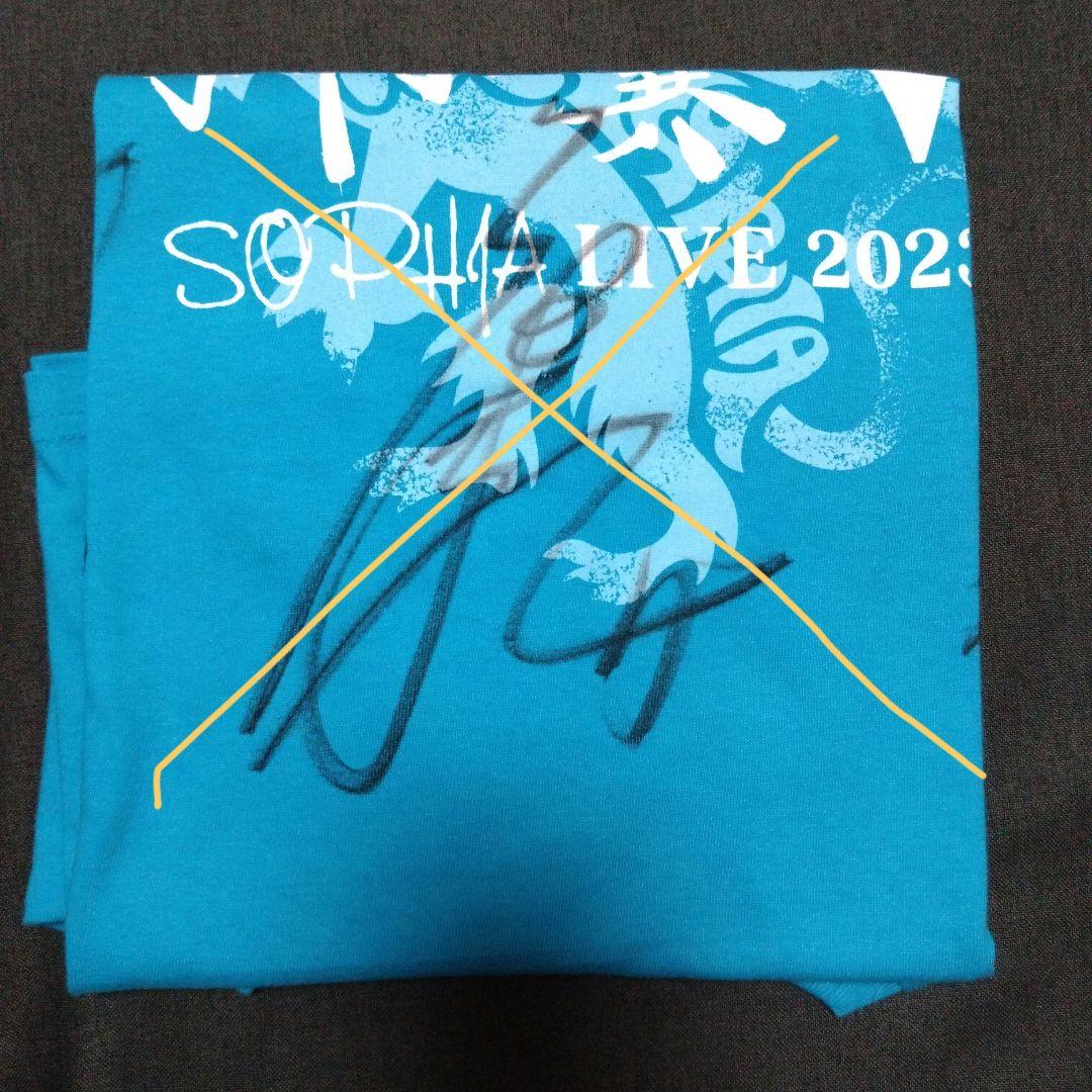 SOPHIA/2023直筆サイン入りTシャツ◆非売品◆おまけで特注キーホルダー