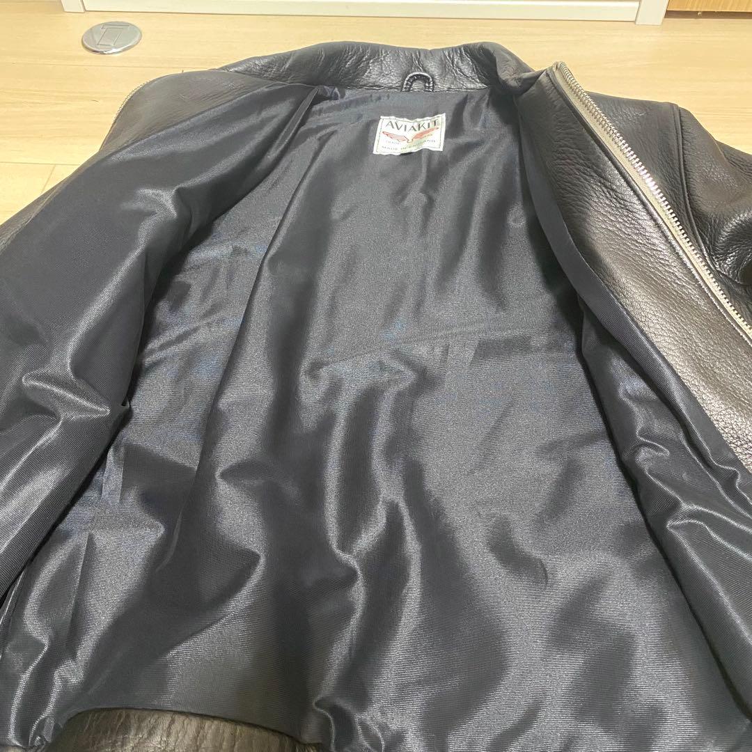 [レア美品]ルイスレザーリアルマッコイズドミネーター40ディアスキン黒