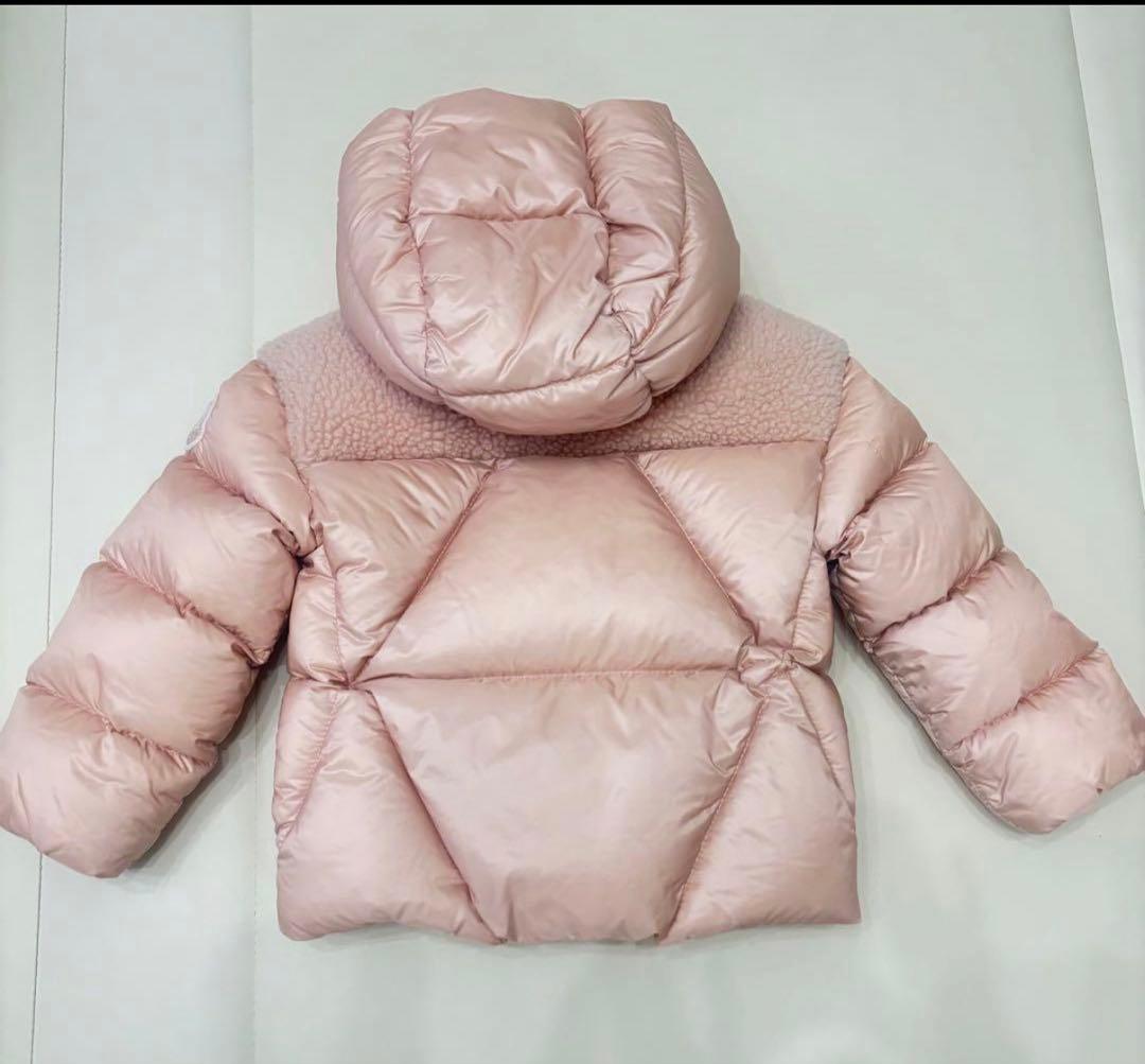 り*こ様 MONCLER ピンク ダウンコート 80