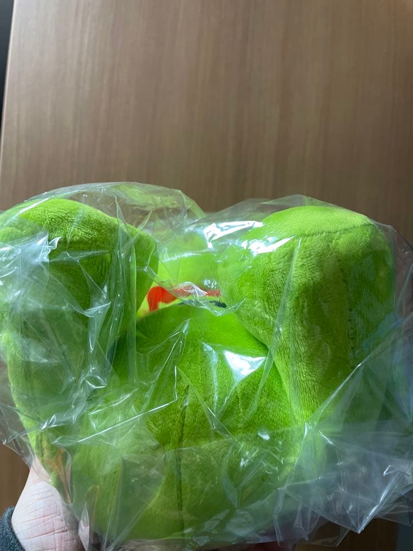 メメルぬいぐるみ　少し個性的位置にエクボ( ˊ̱˂˃ˋ̱ )