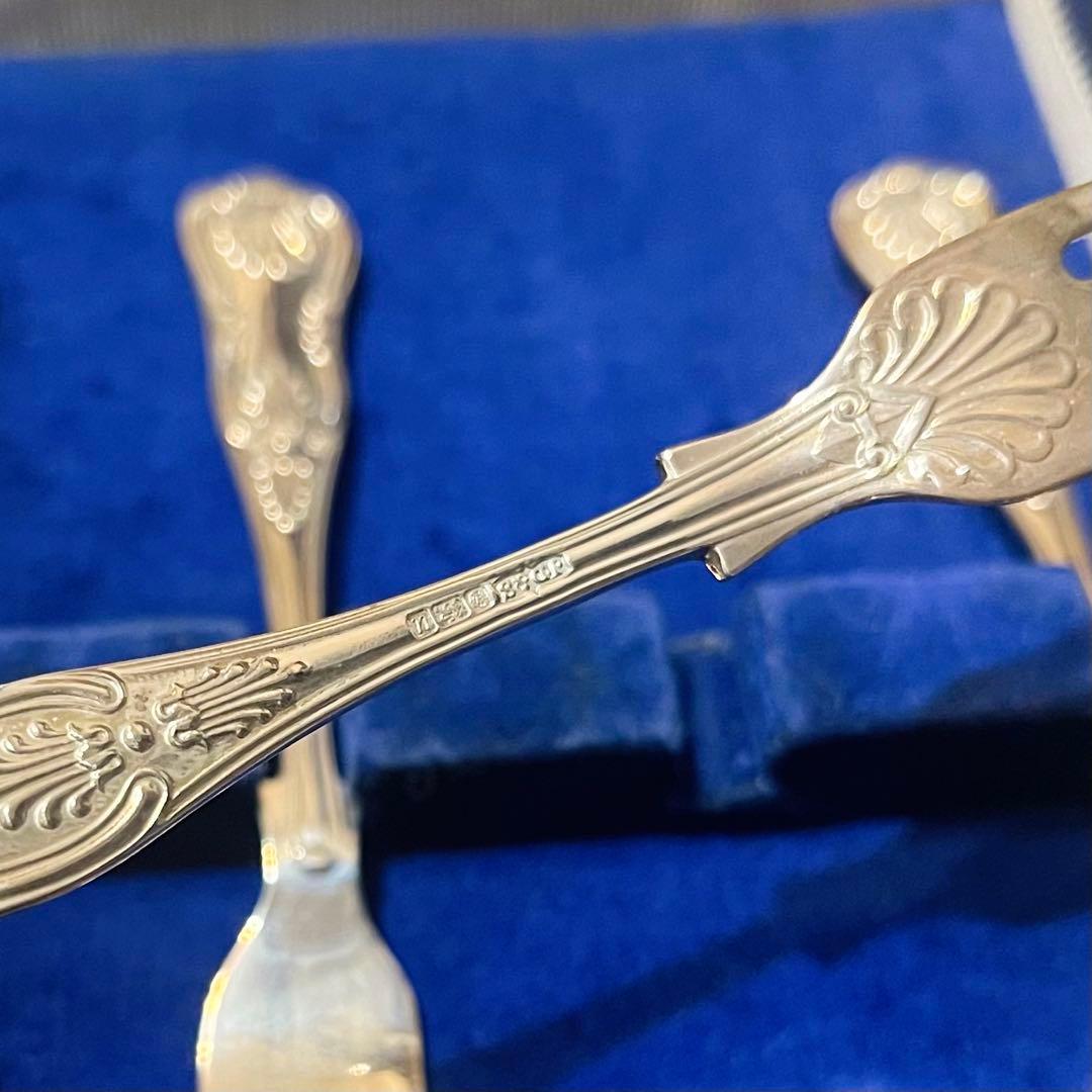 アンティーク　イギリス製　James Dixon シルバー925 銀フォーク4本